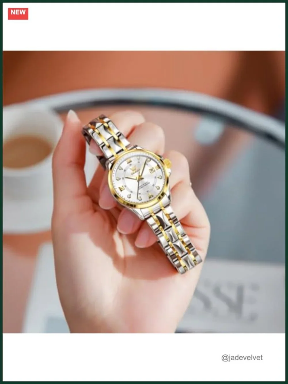 Luxury Casual Stainless Steel Women's Wrist Watch Quartz Analog Small Face